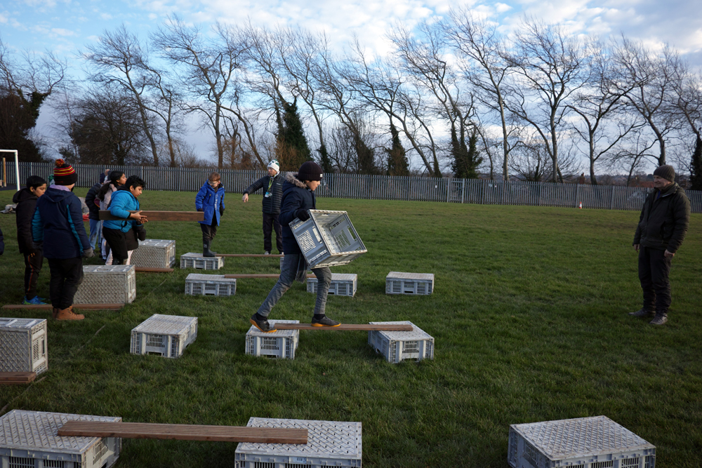 Year 5 Team Adventure Challenges and Jungle Survival